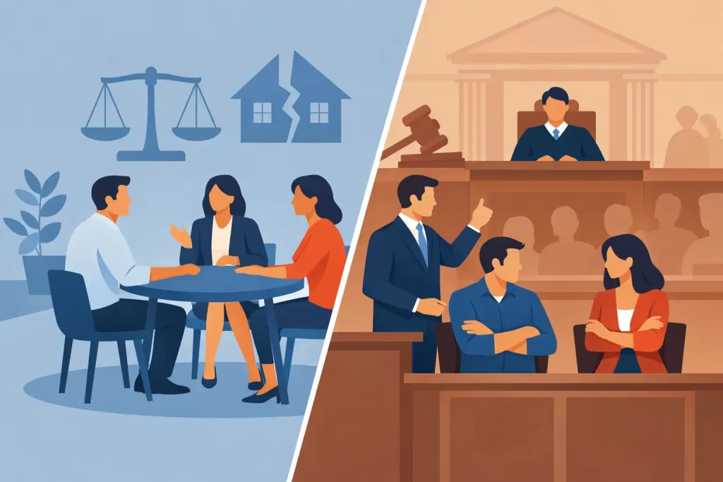 Divorce Mediation Versus Court Proceedings